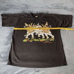 My Dream Thailand Elephant Fighting Short Sleeve Black Logo T-Shirt XL