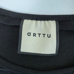 ORTTU Leonardo Top Mens Size M Black Jersey Short Lace Sleeves Sexy Fitted