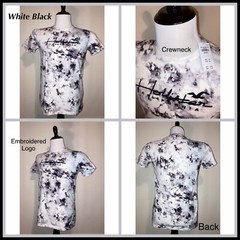 NWT Men’s Hollister Crew Tee Sz M L XL Black White Red Blue Yellow Ombré