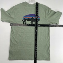 Patagonia Shirt Men Small Bison Responsibili Tee Graphic Work Party Gym Core Ex
