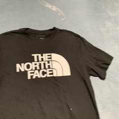 The North Face T-Shirt Men Medium Black Graphic Logo Crew Neck Casual Summer Tee