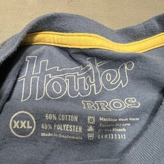 Howler Brothers T-Shirt Mens XXL Blue Double Sided Logo Print Outdoor Casual