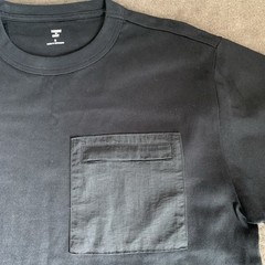 Mode of One Men’s Size Small Mixed Relaxed-Fit French Terry Zip Pocket T-Shirt
