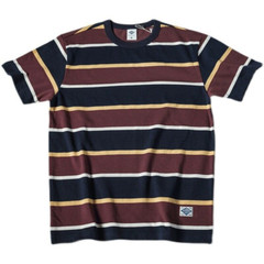 NON STOCK Ivy League Striped Crew Neck T Shirts Preppy Style Men’s Casual Tee