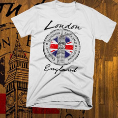London England Big Ben T-Shirt Great Britain United Kingdom Vacation, S to 3XL