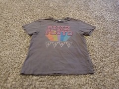 Old Navy Pink Floyd Dark Side Of The Moon Concert Tour T Shirt Mens Small Gray