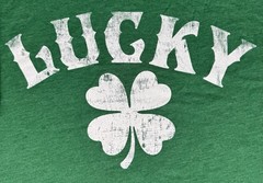 St. Patrick’s Day Men’s Lucky Clover Graphic T-Shirt~Irish~Size 2XL~New W/ Tags