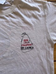 Vintage Wills World Cup 1996 Champions Sri Lanka Cricket Mens T Shirt