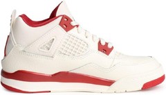 Jordan Air 4 Retro ‘Pale Ivory and Tough Red’ Pre-School (Ivory) – Ivory – 13