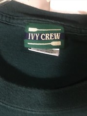 Vtg. Ivy Crew Mens Shirt Size XL Embroidered 90’s Y2K Hunter Green Short Sleeve
