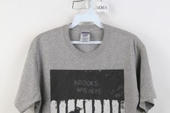 Vintage Mens Medium The Shawshank Redemption Movie Short Sleeve T-Shirt Gray