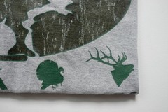 MOSSY OAK VTG 90s HUNTING OUTDOOR CAMO FIELD STAFF GRAPHIC COTTON T SHIRT SZ XL