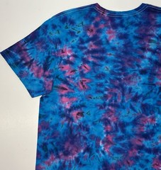 Gildan Handmade Tie Dye Unisex Adult T-Shirt Large Retro Razzle Dazzle Tee NEW