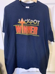 Isle of Capri Mens Sz 2XL Casino Lake Charles Blue Red T-Shirt Jackpot Winner
