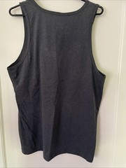 New Quiksilver Tank Top Gym Workout Running Street Style Men’s Shirt Size M Gray