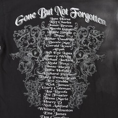 In memory Of Gone But Not Forgotten Tupac Whitney Rick James Sz Large 28×21