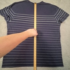 Marine Layer Shirt Mens XL Striped Tee Navy White Coastal Minimalist Preppy