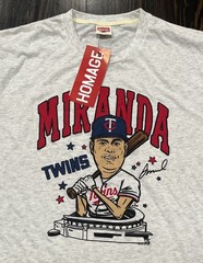 Homage Minnesota Twins Jose Miranda T Shirt Men’s XL Gray Poly Cotton Rayon NEW