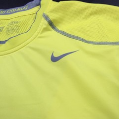 Nike Pro Combat Short Sleeve Shirt Men’s Yellow Used Multiple Sizes