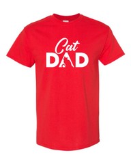 CAT DAD Unisex T-Shirt Multi Colors S-XL FREE S&H! Cat Pet Lover Gift