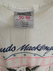 Vintage 80s Budweiser Spuds Mackenzie Party Animal T-Shirt .