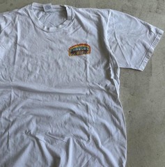 Supreme Streetwear Skater Graphic Chrome Flames Tee Size Medium