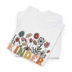 Kindergarten Teacher Wildflower Floral T-Shirt