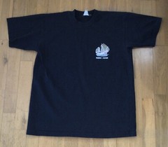 1990s Vintage Hong Kong Shirt L – Chinese Junks Sailing Ships Thick Cotton ⛵️