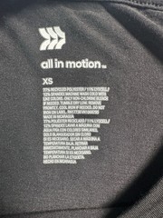 All In Motion Extra Small Mens Tee Short Black See Measurements
