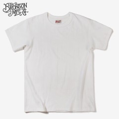 BRONSON Vintage Loopwheel Tubular Athletic T-Shirt Men Basic Tee 100% Cotton t
