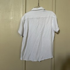 Bespoke Sport Mens Top Large White Gauzy Comfort Breathable Lightweight