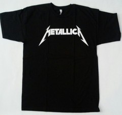 FREE SAME DAY SHIPPING Classic METALLICA Logo Black Shirt Large