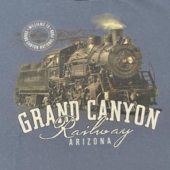 Vintage Grand Canyon Railway Arizona Shirt Mens XL Train Graphic Tee Souvenir