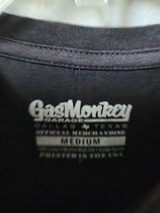 Gas Monkey Thin Blue Line Flag Tee Size Medium T-shirt New In Package