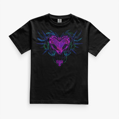 Neon Sigilheart Tee – Comfort Colors C1717 – Adult Heavyweight Short Sleeve