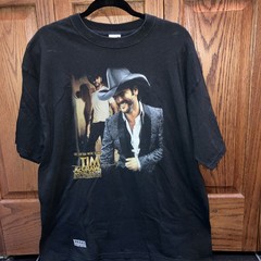 Vintage Black Size XL Tim McGraw 2004 Tour Tshirt Dance Hall Doctors