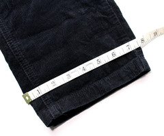 2013 DQM ~BELTED~ STRAIGHT LEG CORDUROY PANTS 32 elastic/bacon/noah/nyc/only/ny