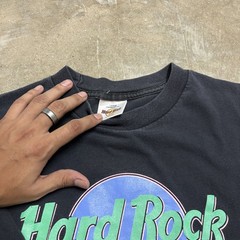 Hard Rock Cafe Dallas Men’s Black T-Shirt Size L Vintage 90s Single Stitch