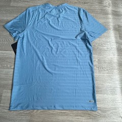 RBX Active Mens Performance T-Shirt Blue X-Dri Short Sleeve CRM2160E Size M