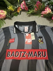 Sanrio Badtz-Maru Striped Soccer Jersey MEN’S 2XL 2X BoxLunch NEW (54-56) Hello