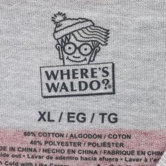 Wheres Waldo Shirt Mens Extra Large Streetwear Everyday Festival Beachy Cosplay