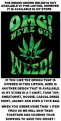 HANGING WITH MY BUDS MARIJUANA SMOKING FATTIE POT JOINT STONED HIGH TANK TOP A44