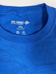 Reel Legends mens Shirt Medium blue from sea to shining sea