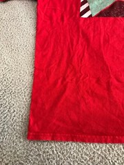 Nike Shirt Men’s Large Red Short Sleeve Crew Neck Square Logo Graphic Tee