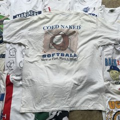Mixed 15pc Sports All White Tee Bundle Size S-XL Vintage/Modern