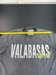 Valabasas Vintage T-Shirt Mens 2XL Gray Faded Look Shirt Always Push The Needle