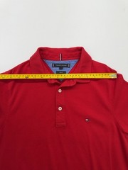 Tommy Hilfiger Men’s Red Slim Fit Polo Shirt Size M