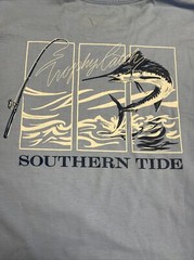 NWT Sz M Southern Tide Baby Blue Mens Trophy Skipjack Cotton LS Tshirt T-Shirt