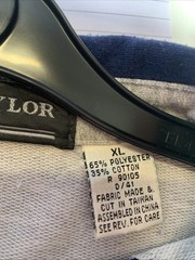 David Taylor T-shirt Polo Men’s Size XL ABU-207