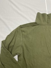 Carhartt Mens Army Green Turtleneck Long Sleeve Shirt Relaxed Fit Large